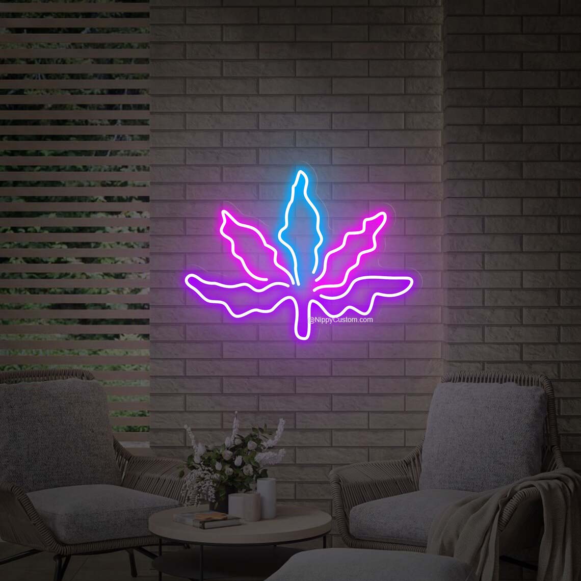 Monstera Leaf Neon Signs, Needle Leaf Neon Sign, Green Aesthetic Neon Sign, Led Sign for Wall, Bedroom Neon Sign
