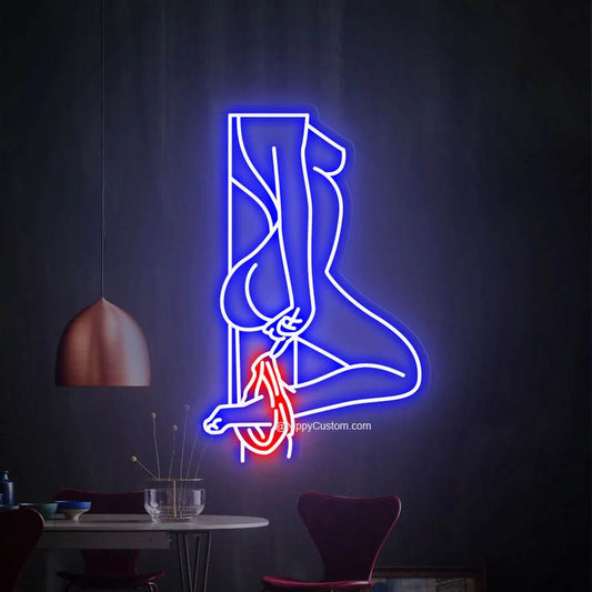 Woman Body Neon Light