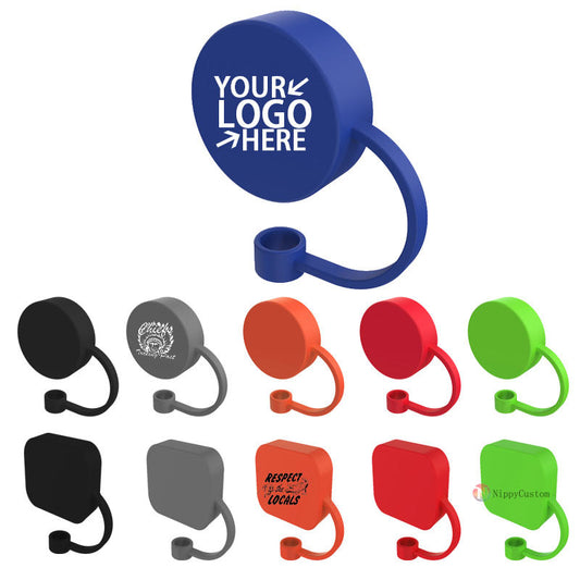 Custom Silicone Straw Toppers