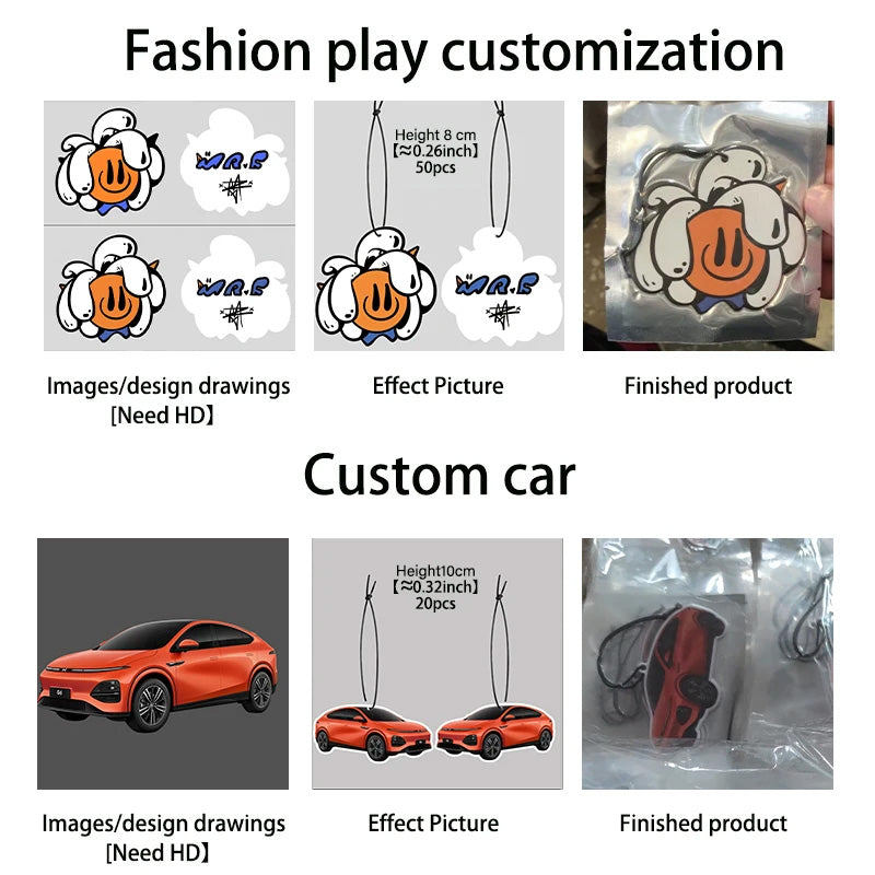Custom Logo Name Website Promotional Air Freshener