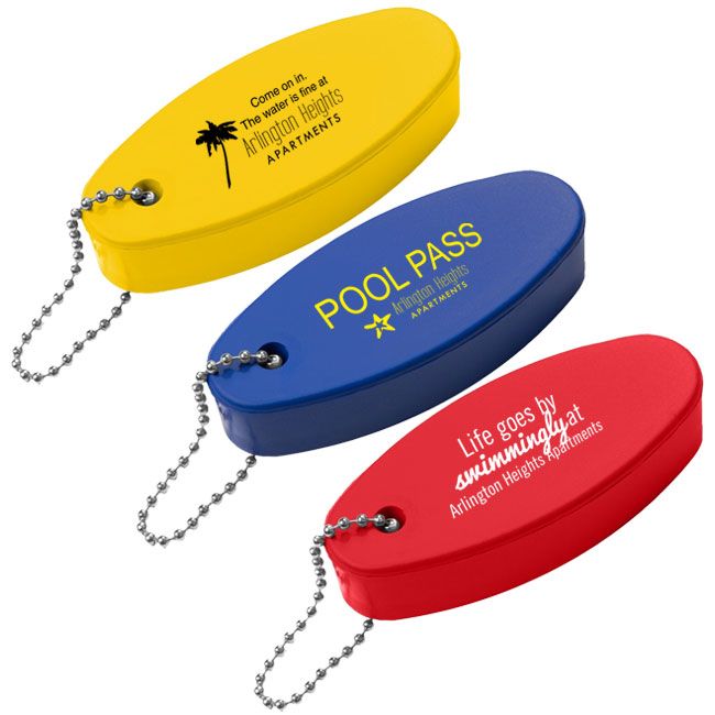 Custom Printed SURE FLOAT KEY CHAIN