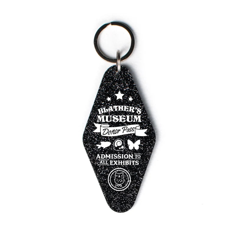 Hotel Style Keychains Custom Pearl Motel Keychains Marble Acrylic Motel Keychain