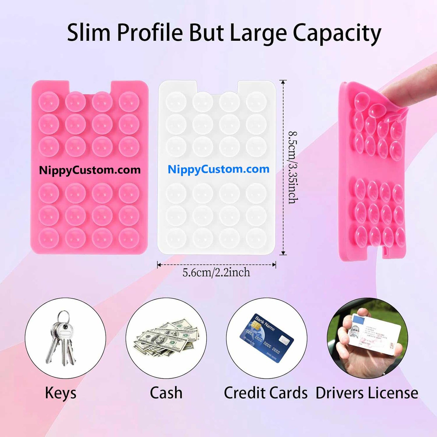 Custom Silicone Suction Phone Case