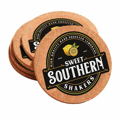 Printed Cork Coasters