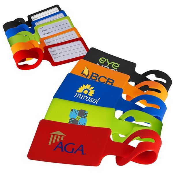 Imprinted Silicone Luggage Tag