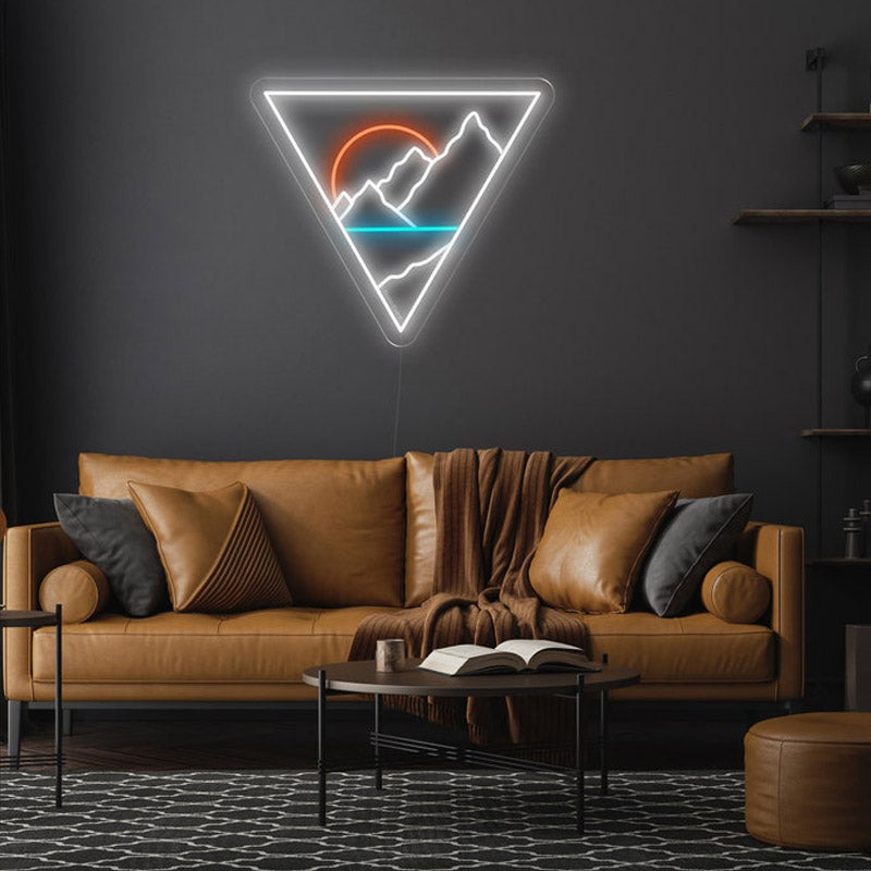 Mountain neon sign,Mountain led sign,Mountain led light,Mountain wall decor,Neon sign mountain, Desert Sunset Neon Sign