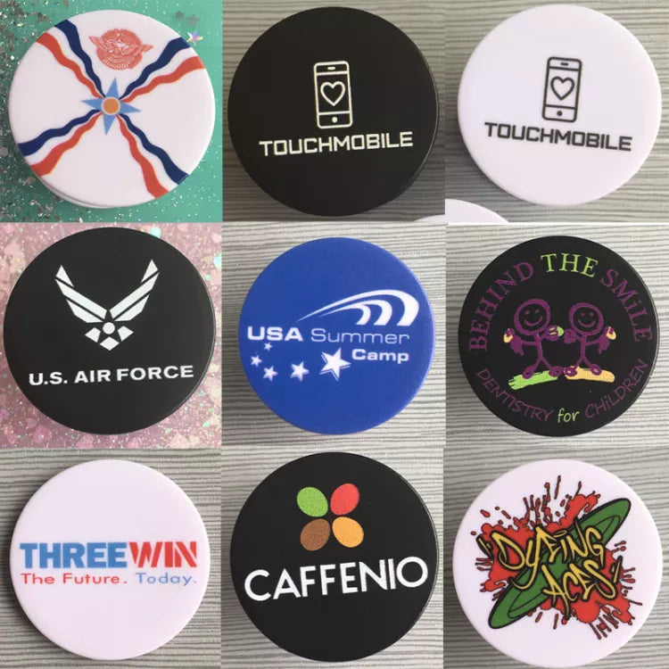 Wholesale Cell Phone Plant Finger Grip Poppings Sockets with Logo Custom for Mobile