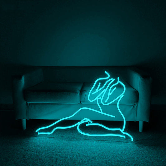 sexy Girl Neon Lights, Wall Hanging Sexy Girl Lady Body Female Neon Light