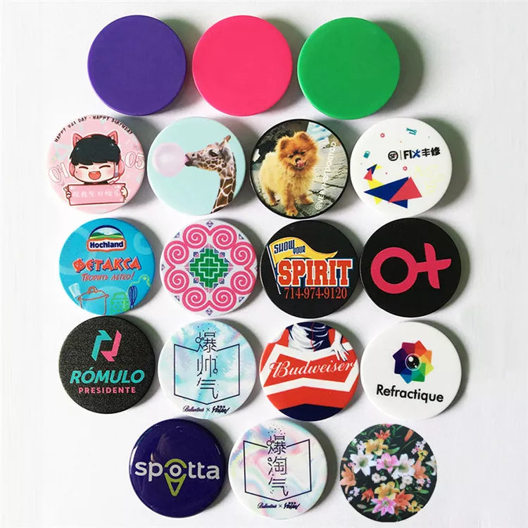 Promotional gifts factory outlet phone socket holder grip custom logo mobile phone holder socket