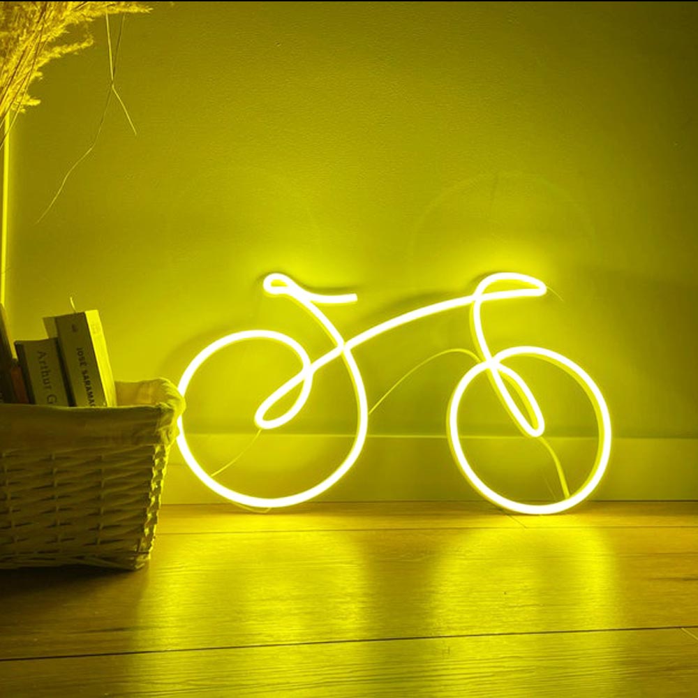 Bike Led Neon Sign Custom Light Up Sign Bicycle LED Sign Bicycle Neon Sign