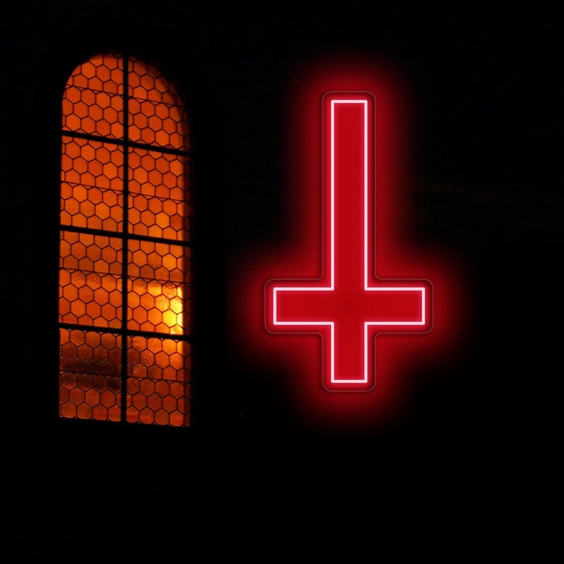 Cross LED Neon Sign, Home decor, Custom Led Neon Sign