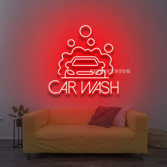 Car Wash Neon Sign