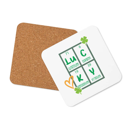 Square wooden waterproofing custom logo printing MDF cork coaster