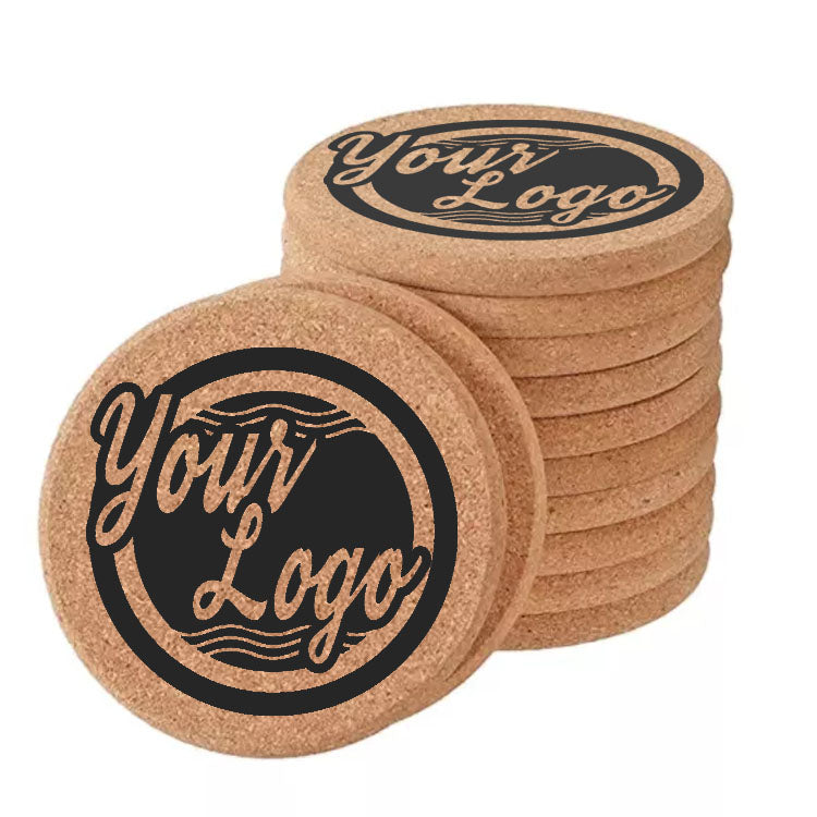 Round Cork Coasters Wholesale, Personalized Cork Coasters
