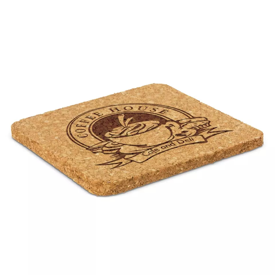 Bulk Custom Cork Coasters for Drinks, Promotional Wedding Cork