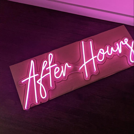 After Hours Neon Sign