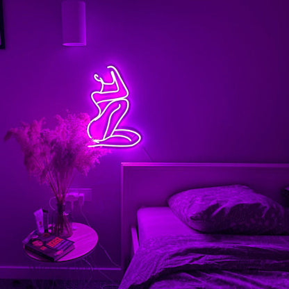 Girl Led neon sign, Body neon sign, Female neon light sign